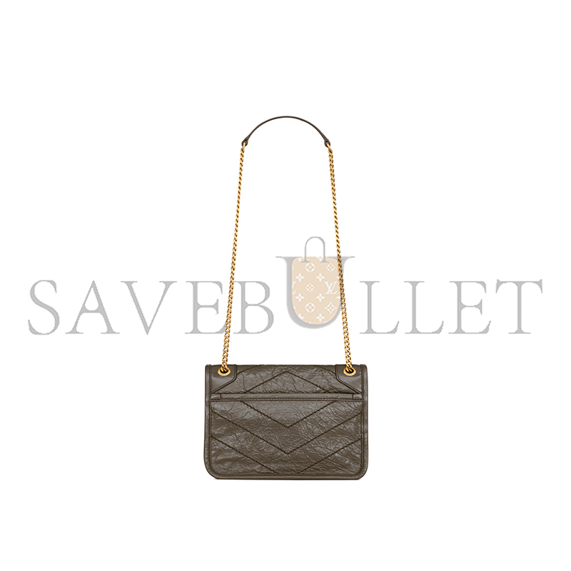YSL NIKI MINI IN VINTAGE LEATHER 8460870EN073212 (18*12.5*5cm)